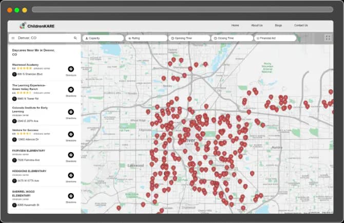 Map based search